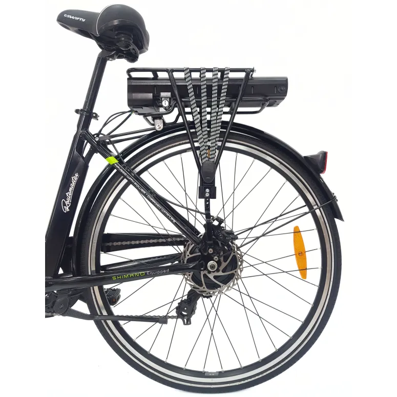 Elektryczny Rower Miejski 28 Damski ALU Tarcze Wspomaganie Bagażnik Dzwonek