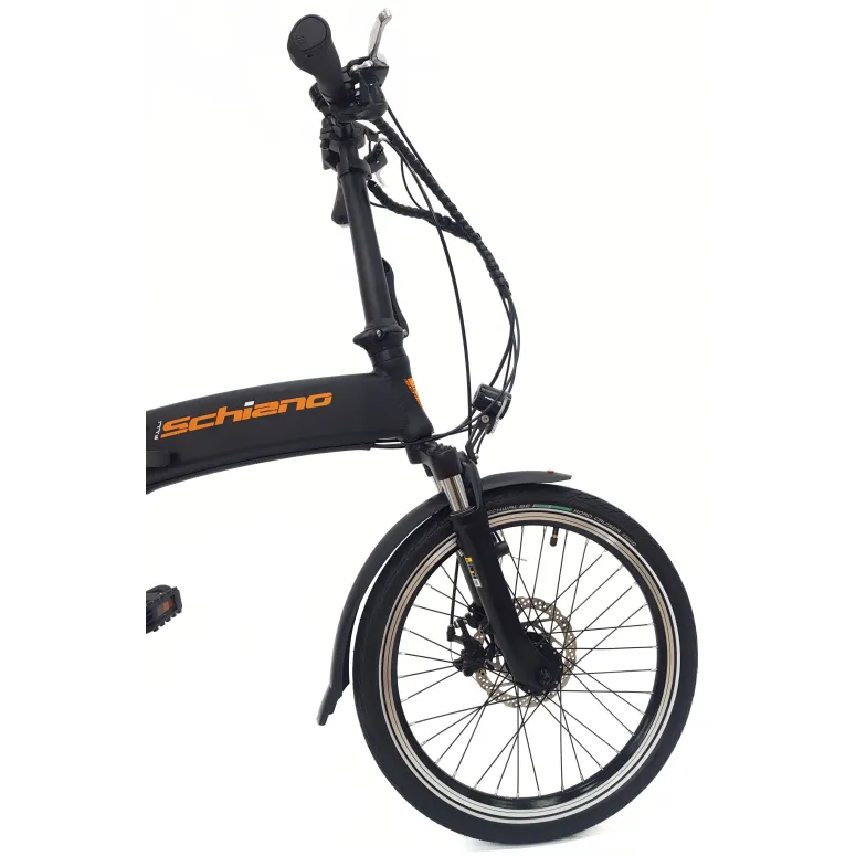 Elektryczny Rower Składany 20 ALU Sora Cyngle Bagażnik Światła Wspomaganie