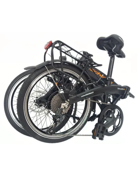 Elektryczny Rower Składany 20 ALU Sora Cyngle Bagażnik Światła Wspomaganie