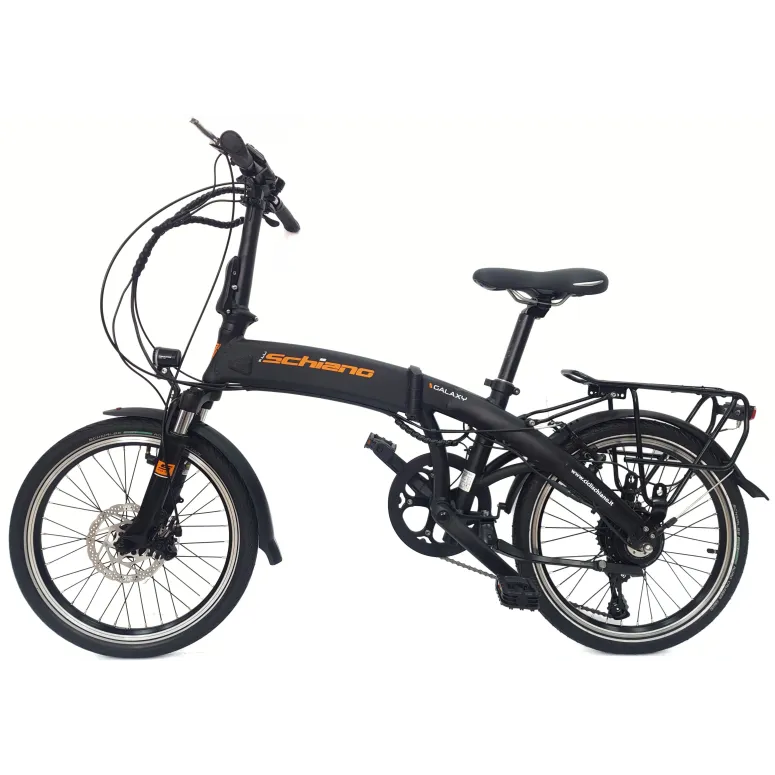 Elektryczny Rower Składany 20 ALU Sora Cyngle Bagażnik Światła Wspomaganie