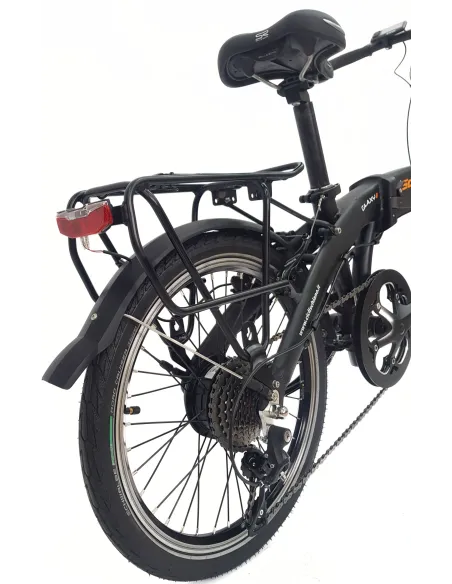 Elektryczny Rower Składany 20 ALU Sora Cyngle Bagażnik Światła Wspomaganie
