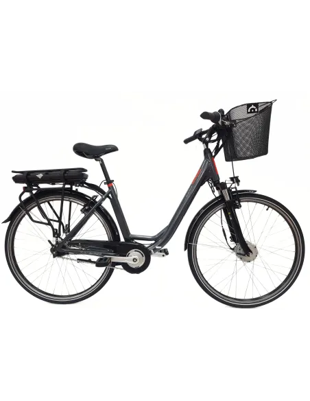 Elektryczny Rower Miejski 28 Damski ALU Nexus 7 Wspomaganie Koszyk Światła