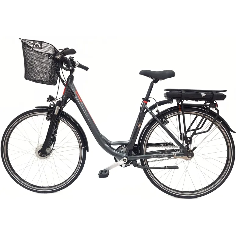 Elektryczny Rower Miejski 28 Damski ALU Nexus 7 Wspomaganie Koszyk Światła