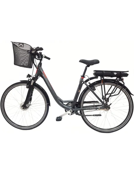 Elektryczny Rower Miejski 28 Damski ALU Nexus 7 Wspomaganie Koszyk Światła