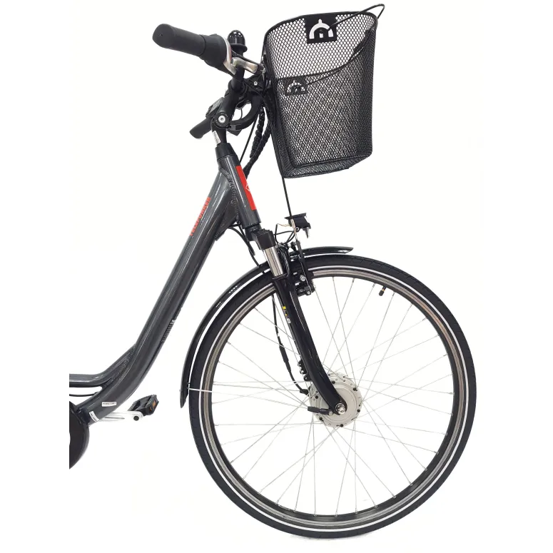 Elektryczny Rower Miejski 28 Damski ALU Nexus 7 Wspomaganie Koszyk Światła