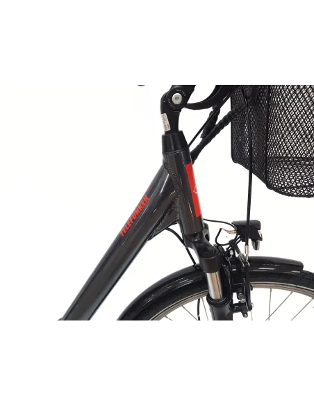 Elektryczny Rower Miejski 28 Damski ALU Nexus 7 Wspomaganie Koszyk Światła