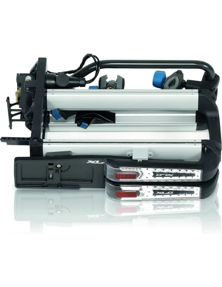 Bagażnik Rowerowy XLC Azura Easy LED Platforma Składany Uchylny Dwa Rowery