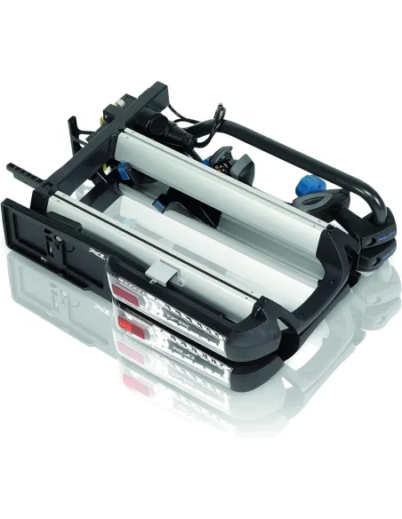 Bagażnik Rowerowy XLC Azura Easy LED Platforma Składany Uchylny Dwa Rowery