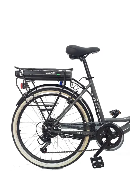 Elektryczny Rower Miejski 28 Damski Shimano 3 Tryby Damka Bagażnik Światła