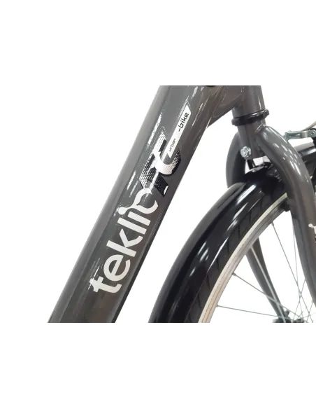 Elektryczny Rower Miejski 28 Damski Shimano 3 Tryby Damka Bagażnik Światła - 6