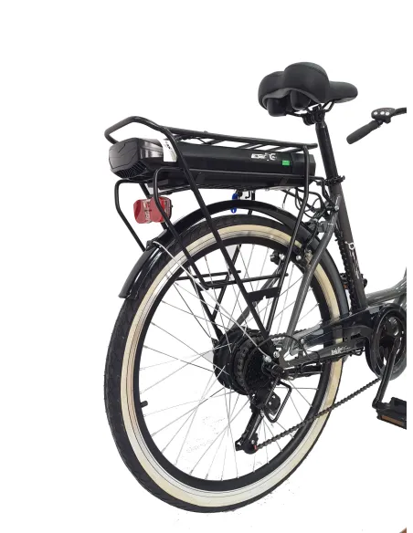 Elektryczny Rower Miejski 28 Damski Shimano 3 Tryby Damka Bagażnik Światła