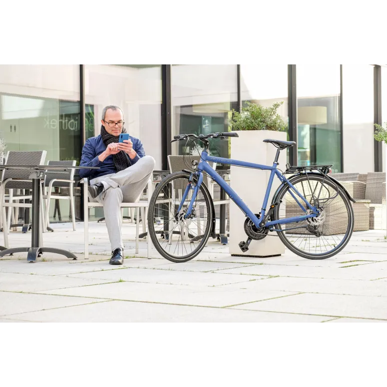 Rower Trekkingowy Męski 28 Tarczowe Shimano Turystyczny ALU Bagażnik Stopka