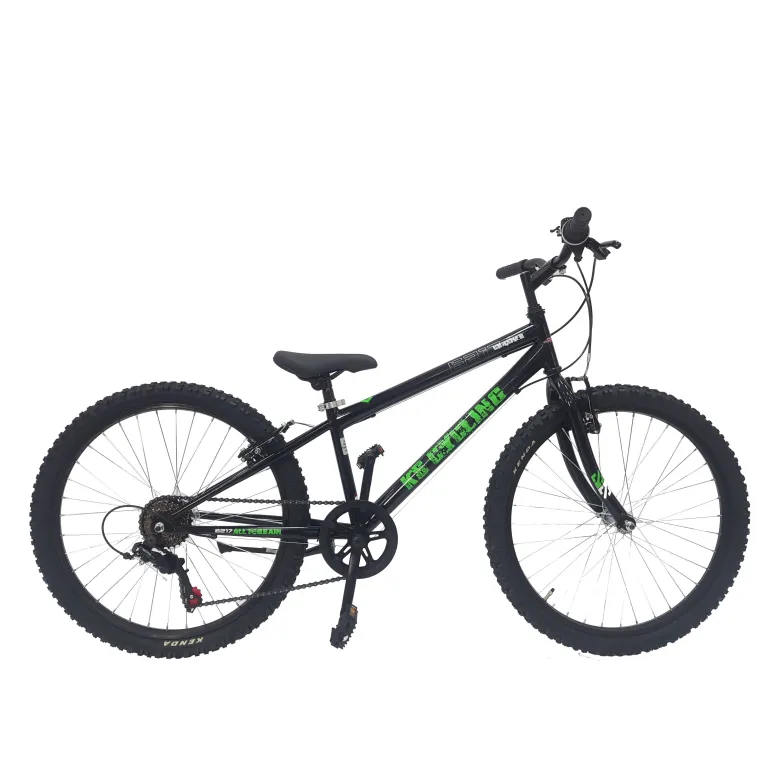 Rower Górski 24 Dziecięcy Shimano MTB Góral Dzwonek Stopka Junior Stalowy