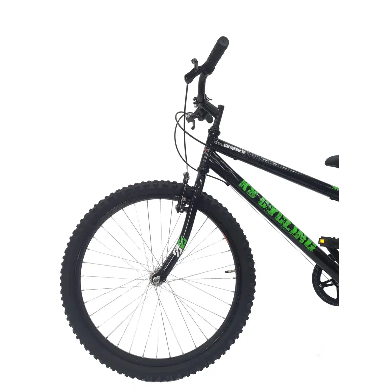 Rower Górski 24 Dziecięcy Shimano MTB Góral Dzwonek Stopka Junior Stalowy