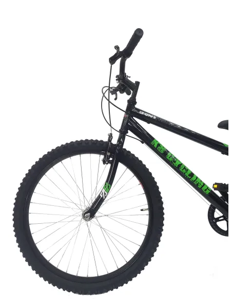 Rower Górski 24 Dziecięcy Shimano MTB Góral Dzwonek Stopka Junior Stalowy