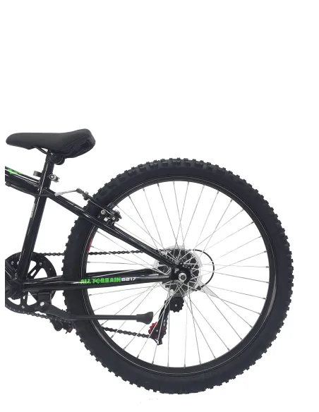 Rower Górski 24 Dziecięcy Shimano MTB Góral Dzwonek Stopka Junior Stalowy