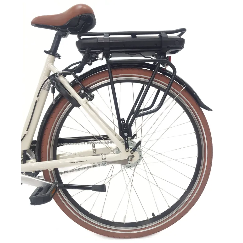 Elektryczny Rower Miejski 28 ALU Damski Wspomaganie Oświetlenie Nexus Bagaż