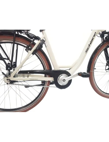 Elektryczny Rower Miejski 28 ALU Damski Wspomaganie Oświetlenie Nexus Bagaż