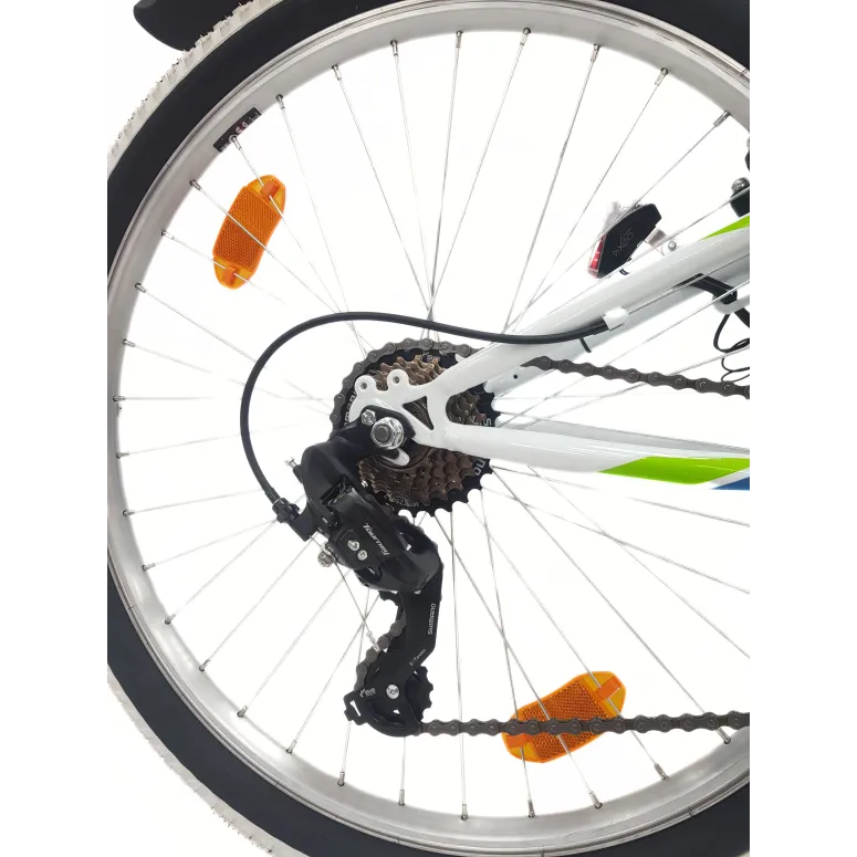 Rower Górski 26 MTB Pełna Amortyzacja Oświetlenie 21 biegów Amory Unisex