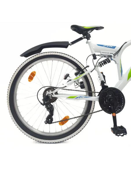 Rower Górski 26 MTB Pełna Amortyzacja Oświetlenie 21 biegów Amory Unisex