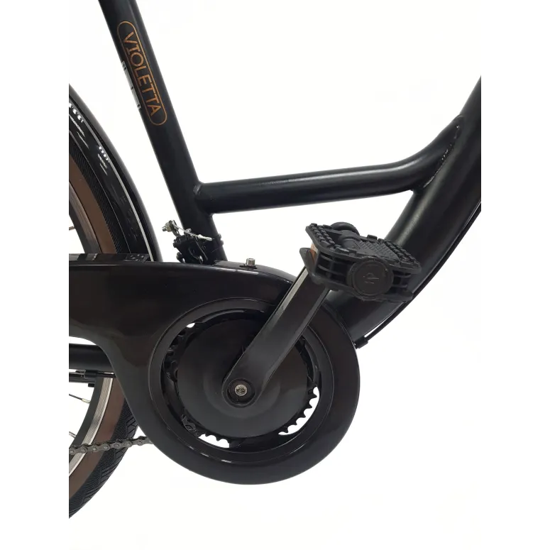 Rower Miejski Damski 28 Stalowy Dzwonek Błotniki Bagażnik Światła Stopka