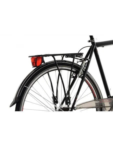 Rower Trekkingowy 28 Stal Męski Bagażnik Dzwonek Stopka Błotniki Światła
