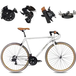 Rower Szosowy 28 Męski Kolarzówka U-brake Wyścigowy Cyngle Lekki Szosówka