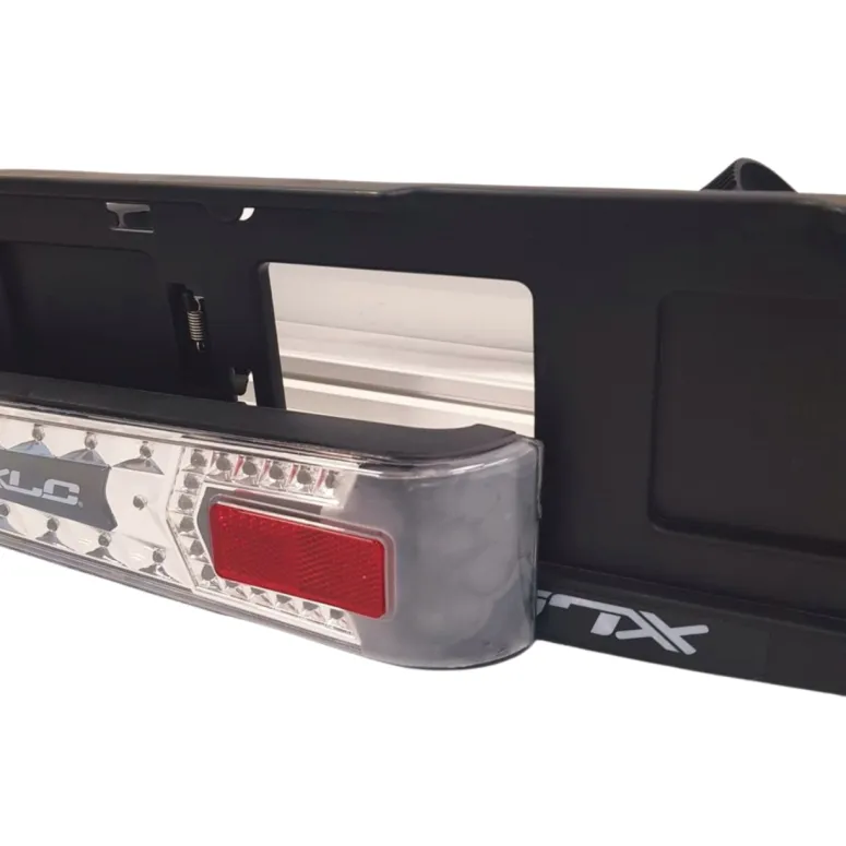 Bagażnik Rowerowy XLC Azura Easy LED Platforma Składany Uchylny Dwa Rowery