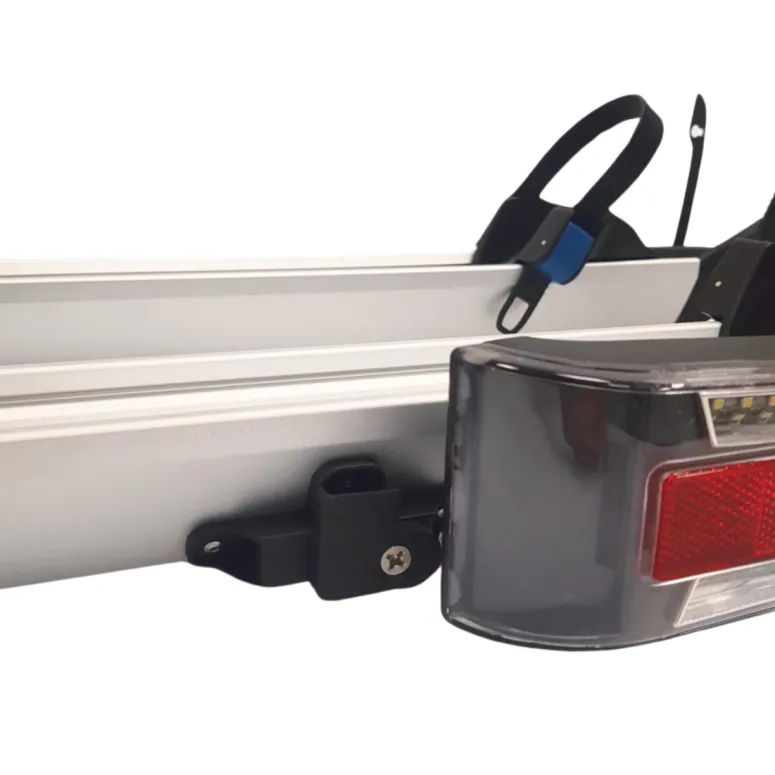 Bagażnik Rowerowy XLC Azura Easy LED Platforma Składany Uchylny Dwa Rowery