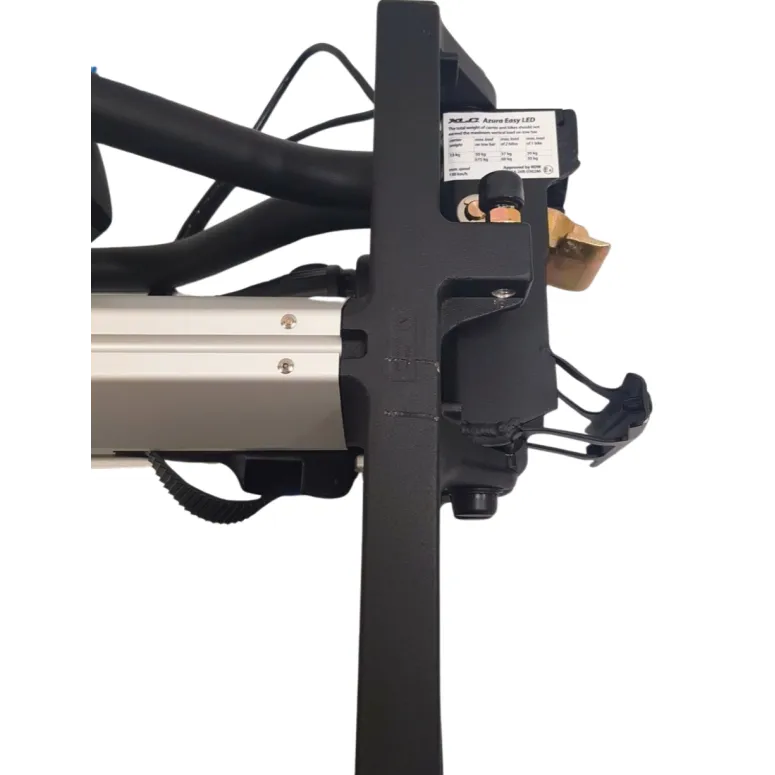 Bagażnik Rowerowy XLC Azura Easy LED Platforma Składany Uchylny Dwa Rowery