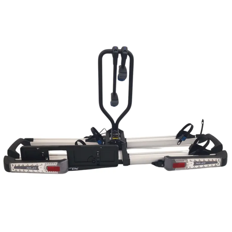 Bagażnik Rowerowy XLC Azura Easy LED Platforma Składany Uchylny Dwa Rowery