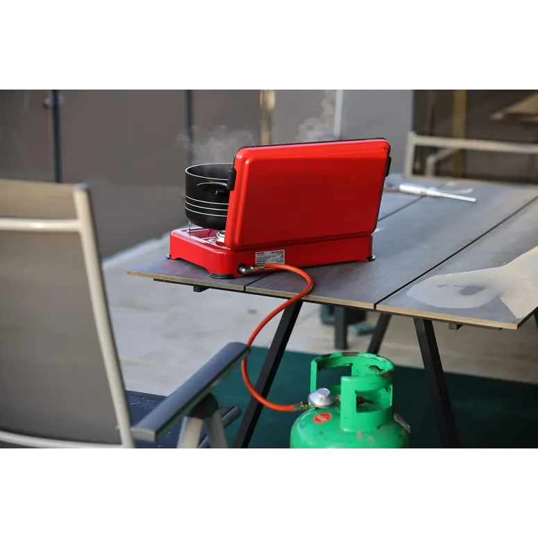 Kuchenka Turystyczna Rothenberg Gazowa Polowa Przenośna 2 Palniki Reduktor