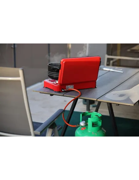 Kuchenka Turystyczna Rothenberg Gazowa Polowa Przenośna 2 Palniki Reduktor