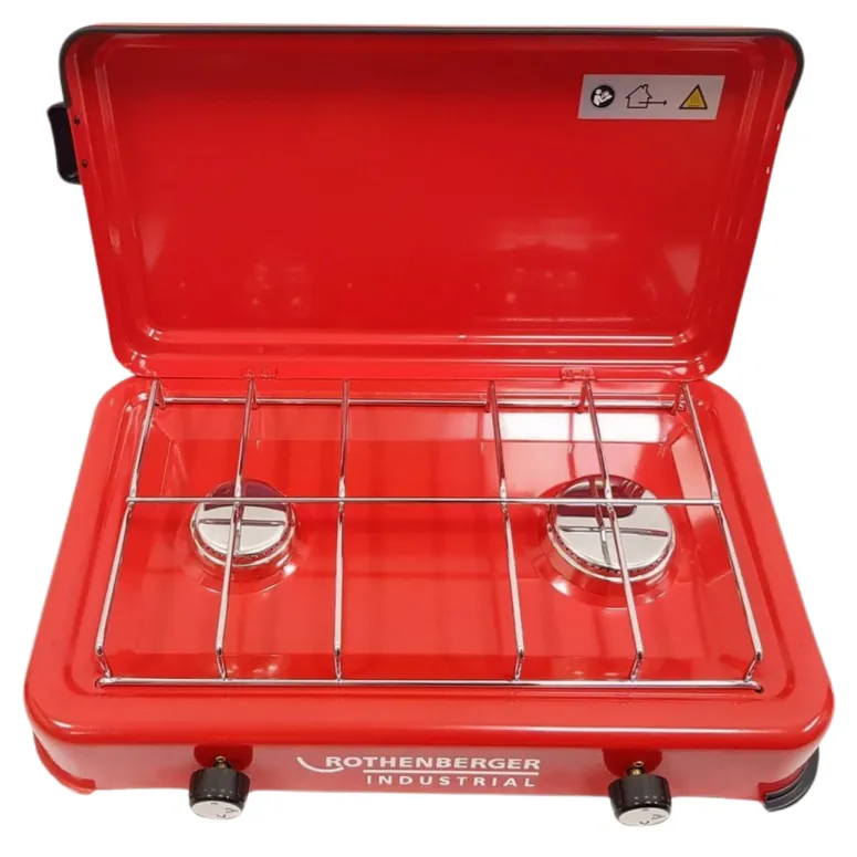 Kuchenka Turystyczna Rothenberg Gazowa Polowa Przenośna 2 Palniki Reduktor