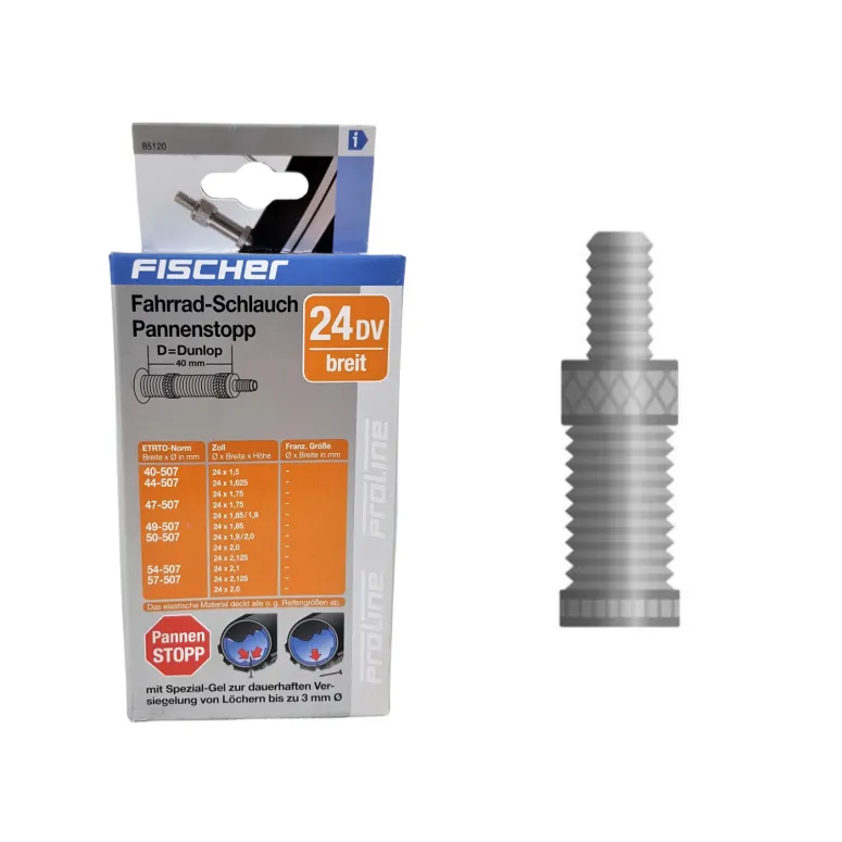 Dętka Rowerowa Fischer 24 x 1.5 - 2.125 DV Wentyl Dunlop 40mm