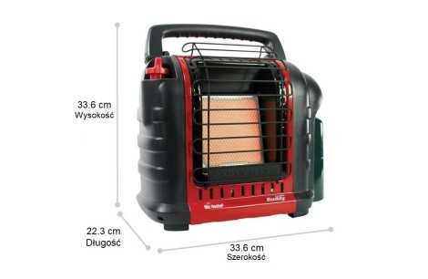 Piecyk Gazowy Mr.Heater Portable Buddy MH8BXDF Turystyczny 2.4 kW Kartusze