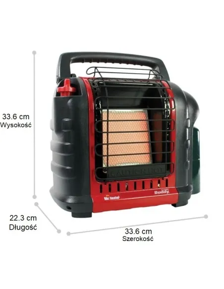 Piecyk Gazowy Mr.Heater Portable Buddy MH8BXDF Turystyczny 2.4 kW Kartusze