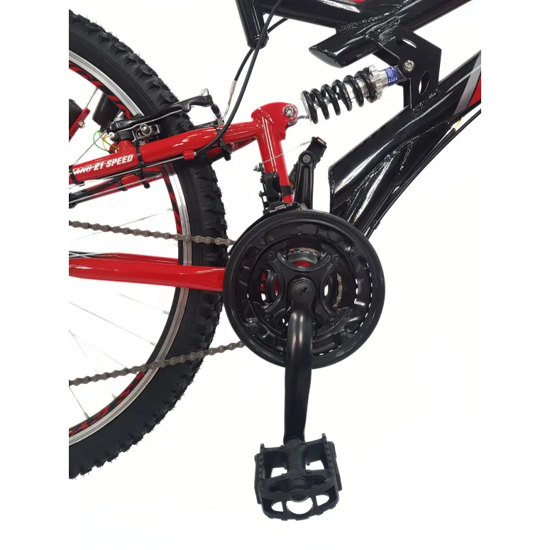 Rower Górski 26 Młodzieżowy MTB Amortyzacja Błotniki Światła Dynamo Dzwonek