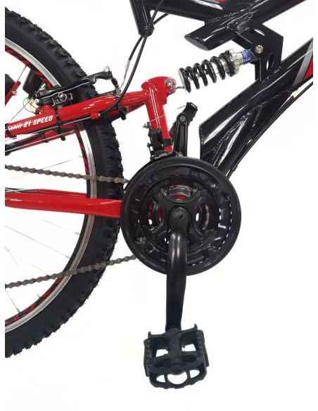 Rower Górski 26 Młodzieżowy MTB Amortyzacja Błotniki Światła Dynamo Dzwonek