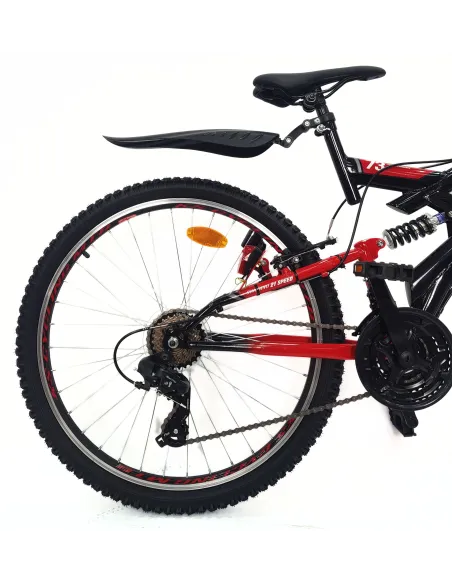 Rower Górski 26 Młodzieżowy MTB Amortyzacja Błotniki Światła Dynamo Dzwonek