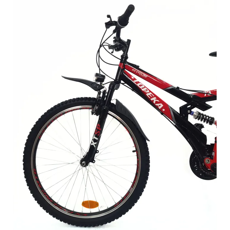 Rower Górski 26 Młodzieżowy MTB Amortyzacja Błotniki Światła Dynamo Dzwonek