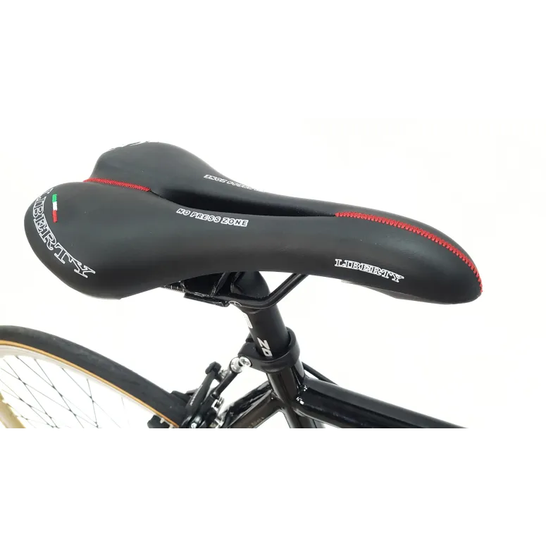 Rower Ostre Koło Męski 28 Stal Jednobiegowy Retro Lekki Wyścigowy U-brake