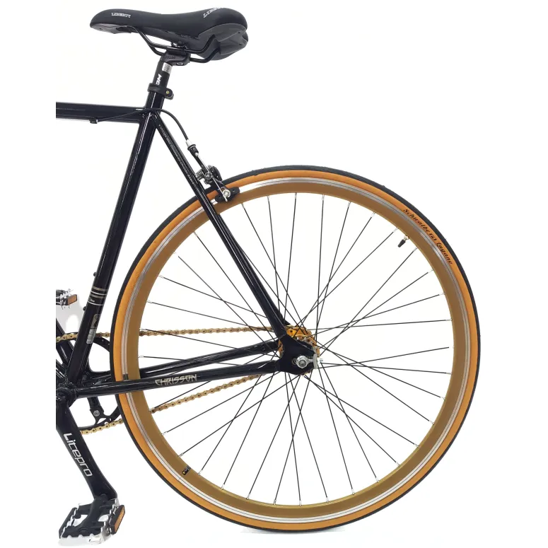 Rower Ostre Koło Męski 28 Stal Jednobiegowy Retro Lekki Wyścigowy U-brake