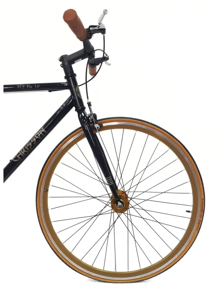 Rower Ostre Koło Męski 28 Stal Jednobiegowy Retro Lekki Wyścigowy U-brake