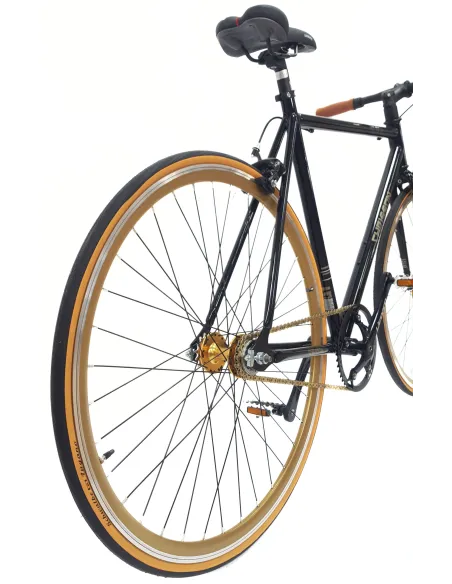Rower Ostre Koło Męski 28 Stal Jednobiegowy Retro Lekki Wyścigowy U-brake