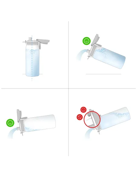 Butelka Na Wodę Bidon ION8 Sportowy Z Miarką Siłownia Fitness 750ml Czarny