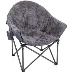 Krzesło Turystyczne Ogrodowe Alpha Camp Moon Składane Plażowe Kempingowe