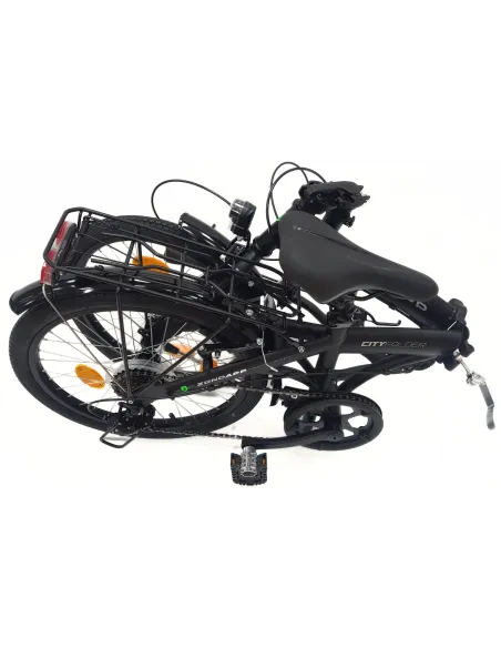 Rower Składany 20 Stal Męski Damski Miejski Składak Dzwonek Bagaż Światła