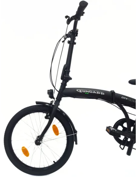 Rower Składany 20 Stal Męski Damski Miejski Składak Dzwonek Bagaż Światła