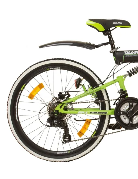 Rower Dziecięcy 24 Górski MTB Tarcze Revo Pełna Amortyzacja Światła Dynamo